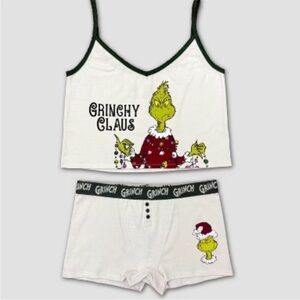 The Grinch Loungewear Pajamas - Grinchy Claus Sleepwear Pajama Set